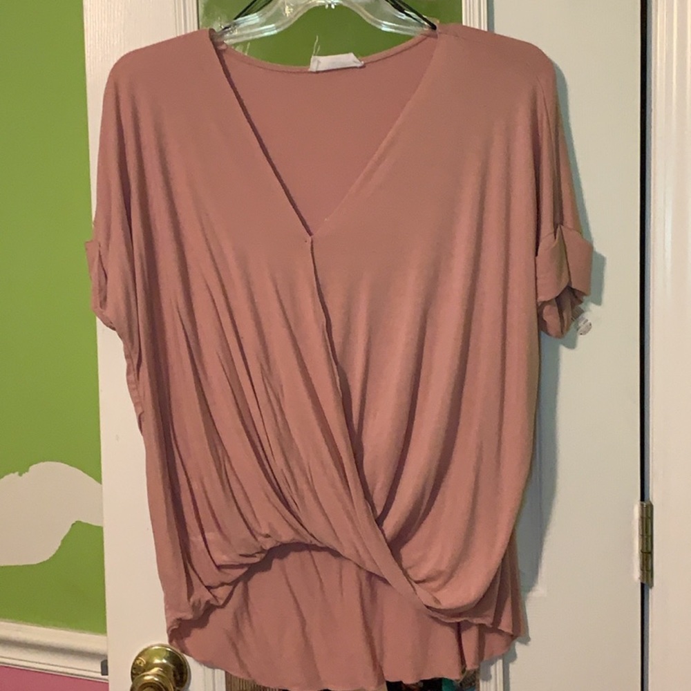 Low cut blouse
